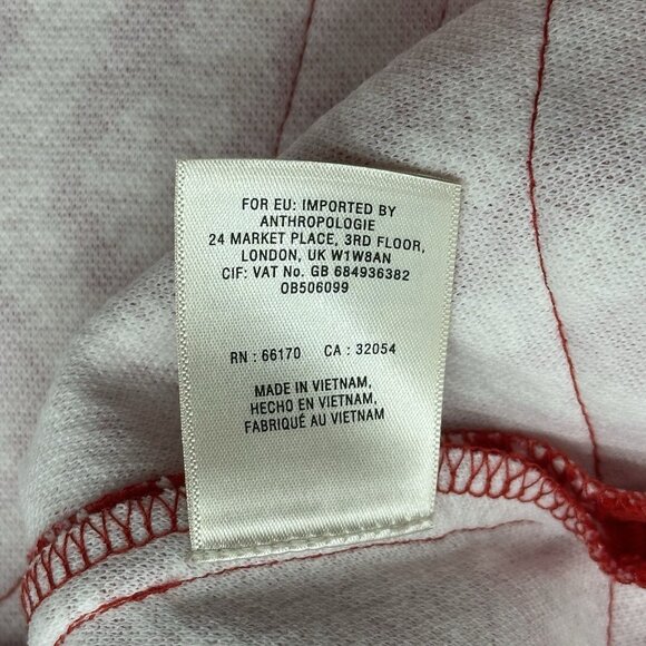 Anthropologie Maeve Emma Women's Size 6 Red Crochet Bandana Swing Mini Dress - Picture 8 of 9